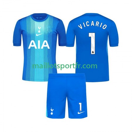 Maillot de Foot Tottenham Hotspur Guglielmo Vicario 1 Gardien Enfant Exterieur 2025/26